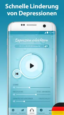 Depression erleichtern Hypnose android App screenshot 1